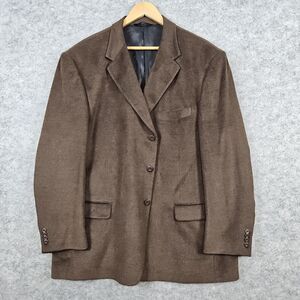 FR Tripler Signature Gold Men's Brown Size 50R Lana Lux‎ Cashmere Feel Blazer